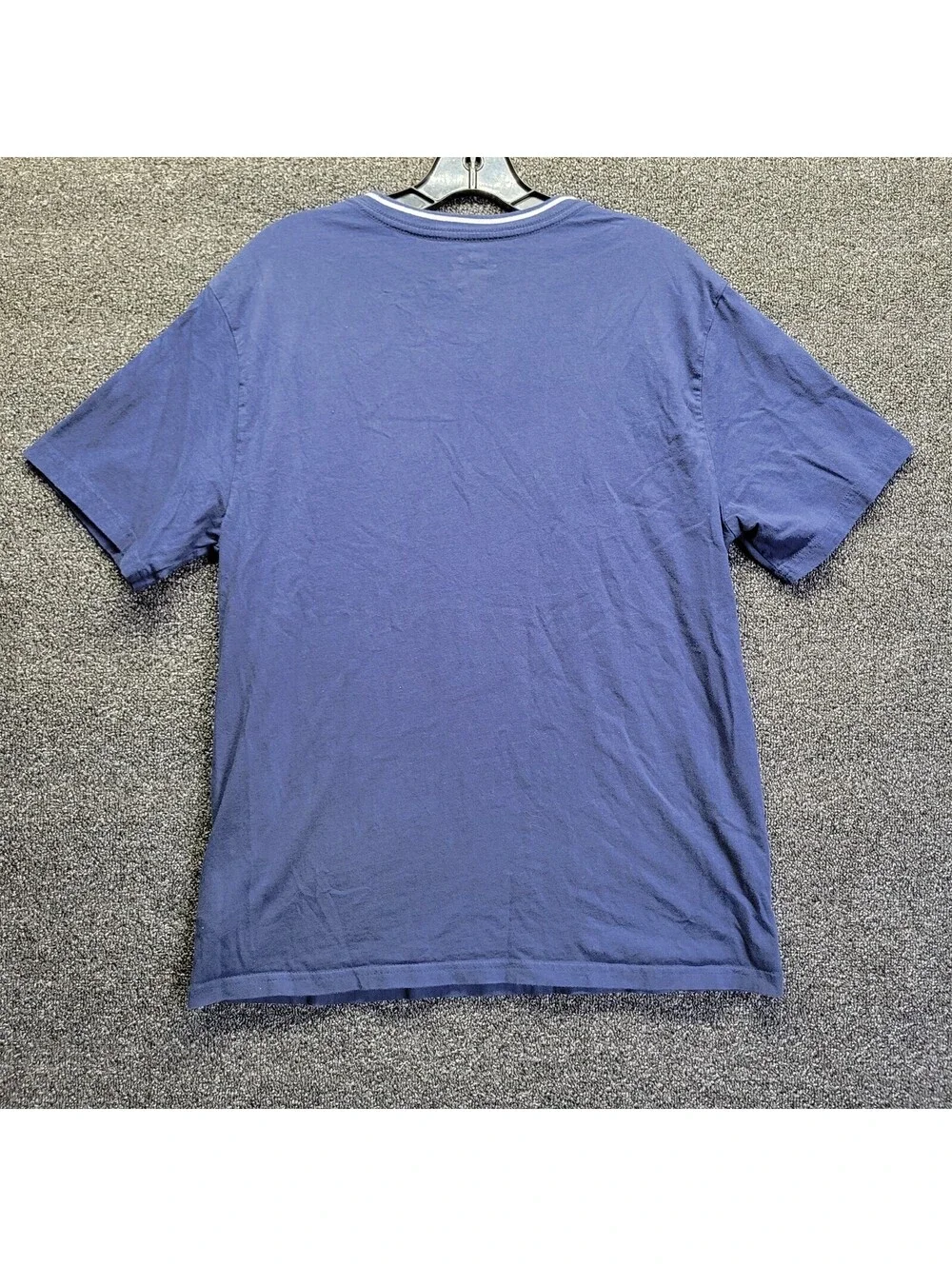 Polo Ralph Lauren Boy's XL T-Shirt V Neck White Pony Navy Blue